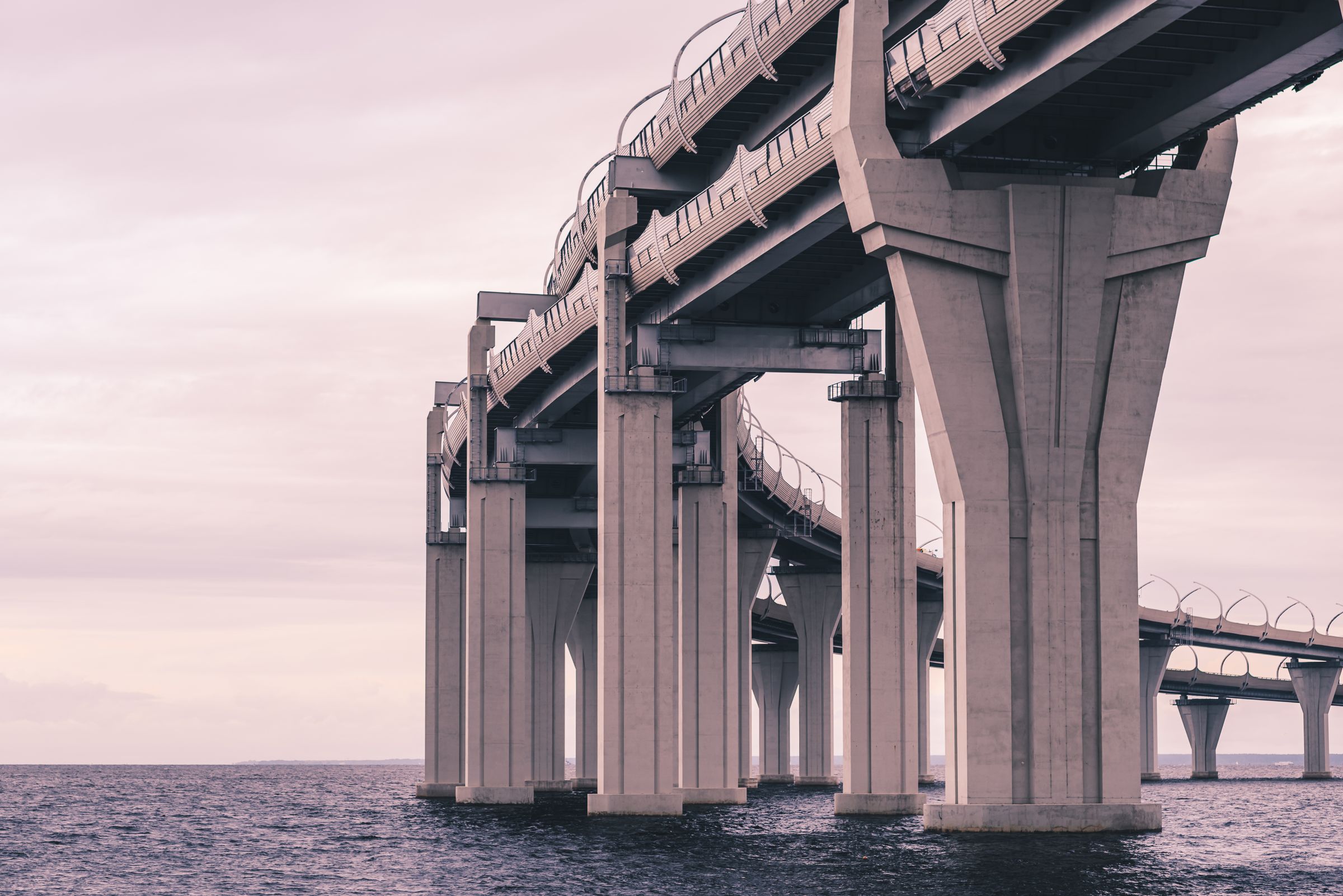 Representative concrete bridge structural system